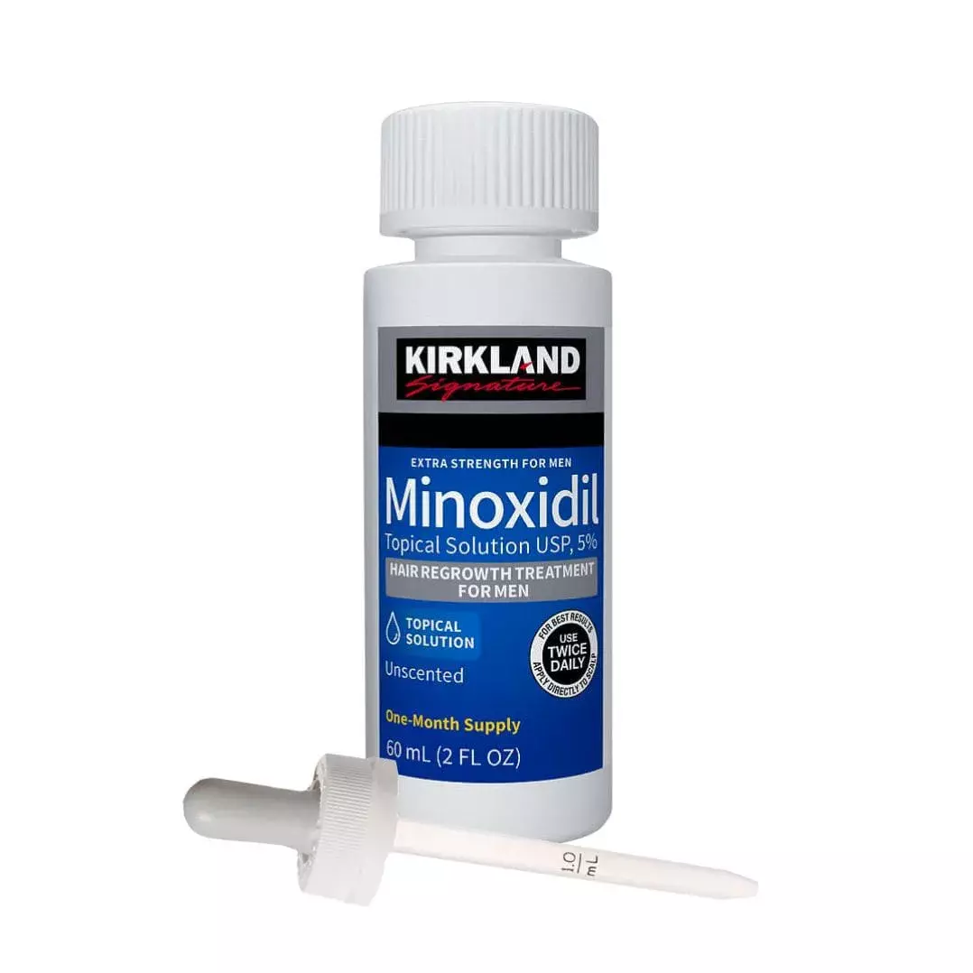 Minoxidil Kirkland 1 Mês - 2 frascos